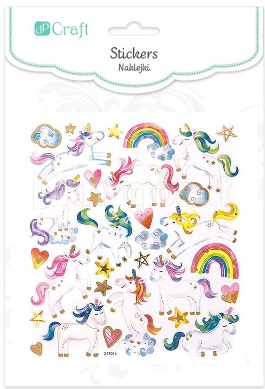 DallPrint Uzlīmes "Vienradzis", 31 gab