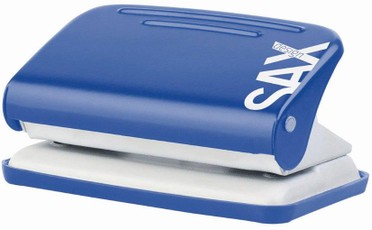 Papīra perforators SAX-218 (12 lapas), zils