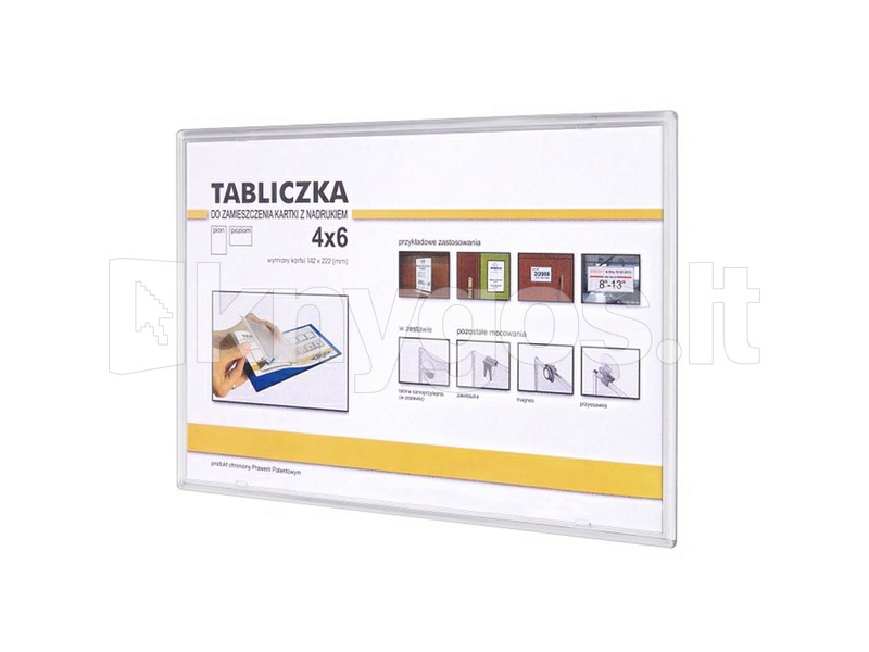 PantaPlast Pašlīmējoša reklāmas plāksne 15 x
