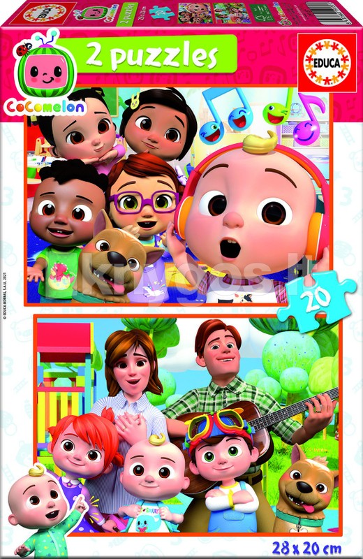 EDUCA COCOMELON — 2 puzles (2