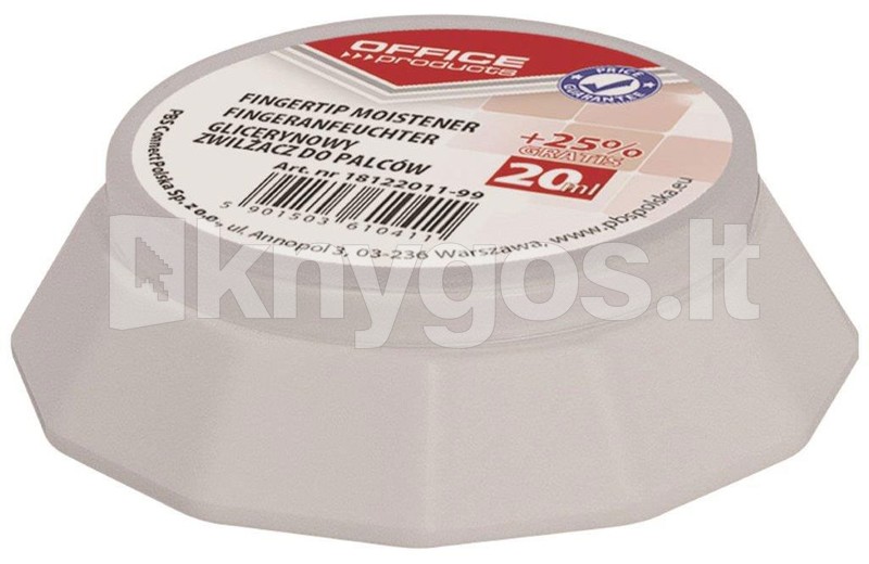 Pirkstu mitrinātājs, 20 ml +25% OFFICE