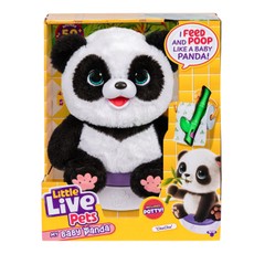 LITTLE LIVE PETS Interaktīva plīša rotaļlieta My Baby Panda, 25 cm
