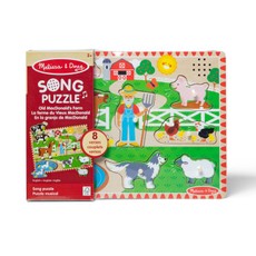 MELISSA & DOUG Skanošā puzle ar dziesmu „Old MacDonald´s Farm” (angļu valodā)