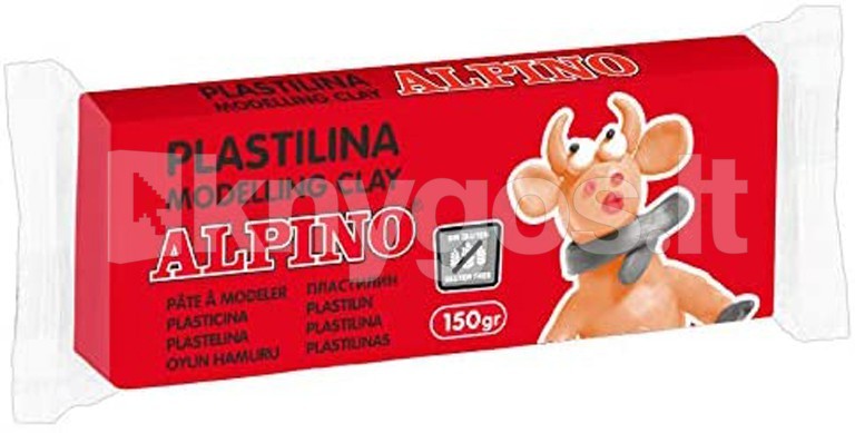 Plastilīns ALPINO 150 g, sarkans