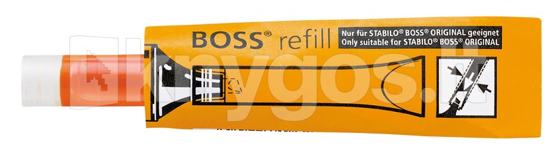STABILO BOSS teksta marķiera uzpilde, oranža