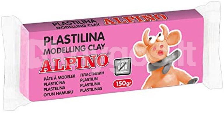 Plastilīns ALPINO 150 g, rozā