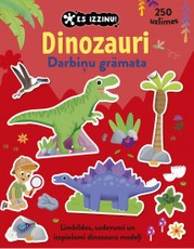 Es izzinu! Dinozauri. Darbiņu grāmata. 250 uzlīmes