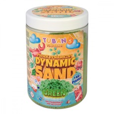 Kinetiskā smilts "Dynamic Sand", 1 kg — zaļa