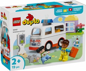 DUPLO 10447 Ātrās palīdzības automašīna ar vadītāju