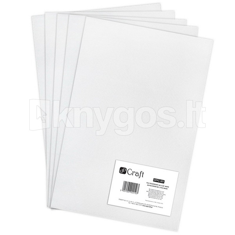 DallPrint Poliestera filcs A4, 5 loksnes