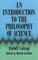 An Introduction to the Philosophy of Science