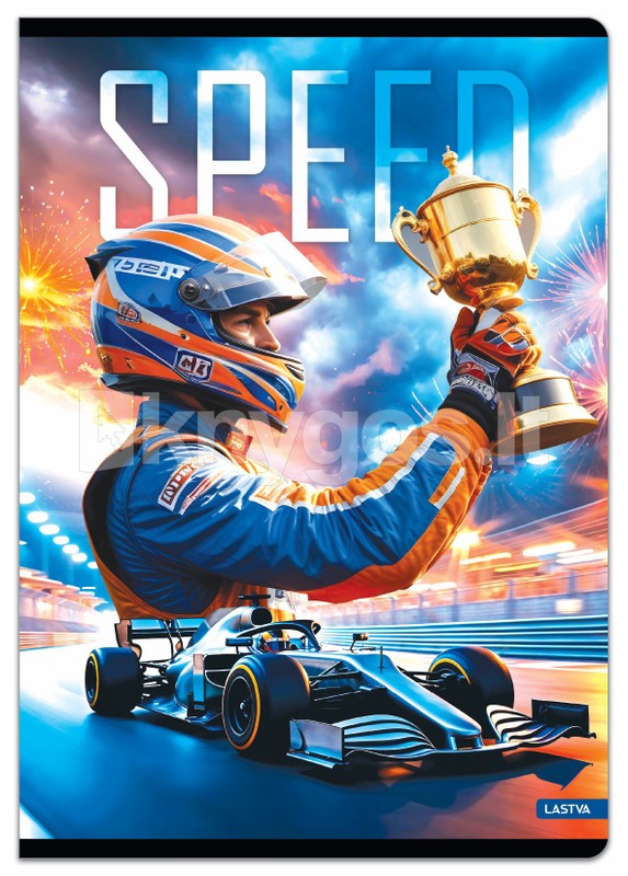 Lastva SPEED burtnīca A5, 52 lapas