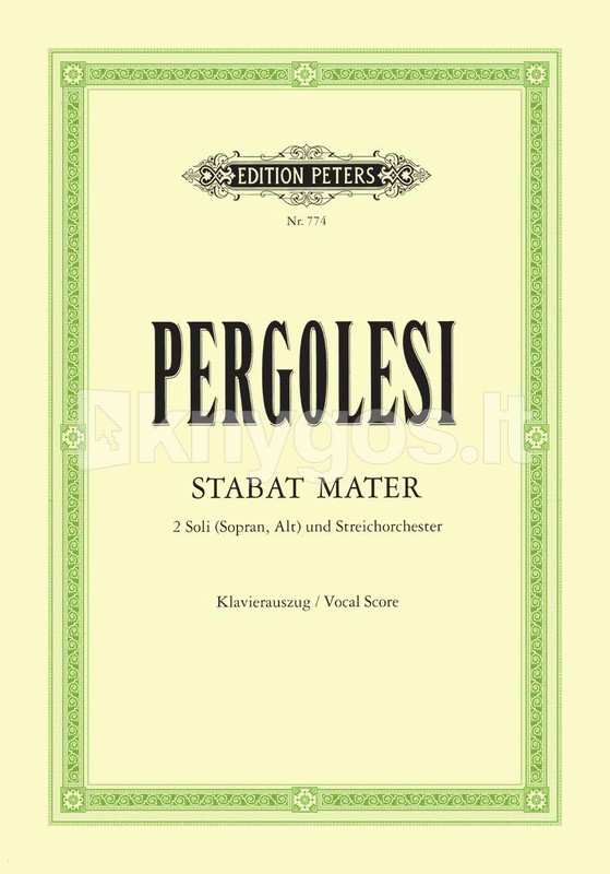 Peters, C. F. Musikverlag Stabat Mater