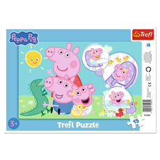 TREFL PEPPA PIG Puzle, 15 gab.