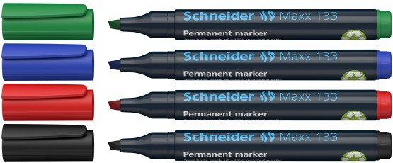 Permanentie marķieri MAXX 133, 4 gab.