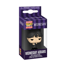 FUNKO POP! atslēgu piekariņš: Wednesday - Wednesday Addams (Black Coat)