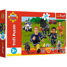 TREFL FIREMAN SAM Puzle Ugunsdzēsējs Sems, 30 gab.