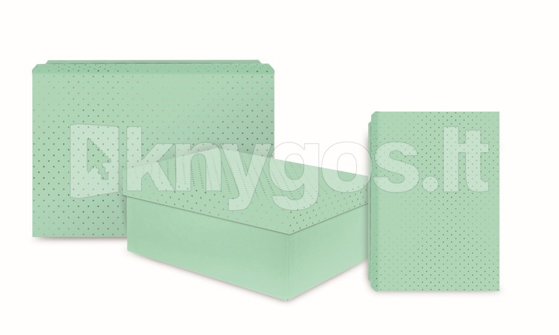 Lastva PASTEL kastes, 3 gab., zaļas