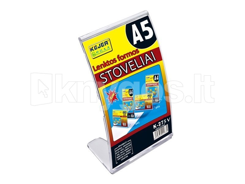 L-formas stends K-275V A5 — izliekts