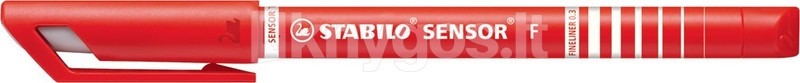Stabilo Pildspalva SENSOR F sarkana