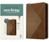 NLT Large Print Thinline Reference Zipper Bible, Filament Enabled Edition (Red Letter, Leatherlike, Messenger Stone & Camel )