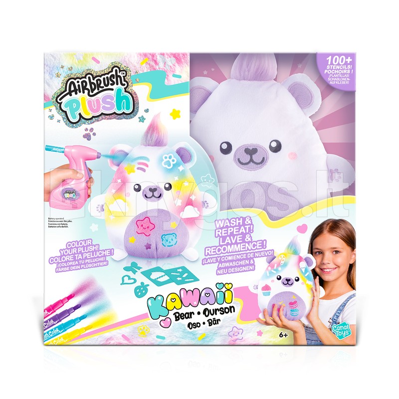 AIRBRUSH PLUSH Plīša DIY komplekts Kawaii