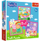 TREFL PEPPA PIG Pužļu komplekts 3in1 Peppa