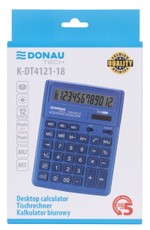 DONAU kalkulators K-DT4121-01, tumši zils