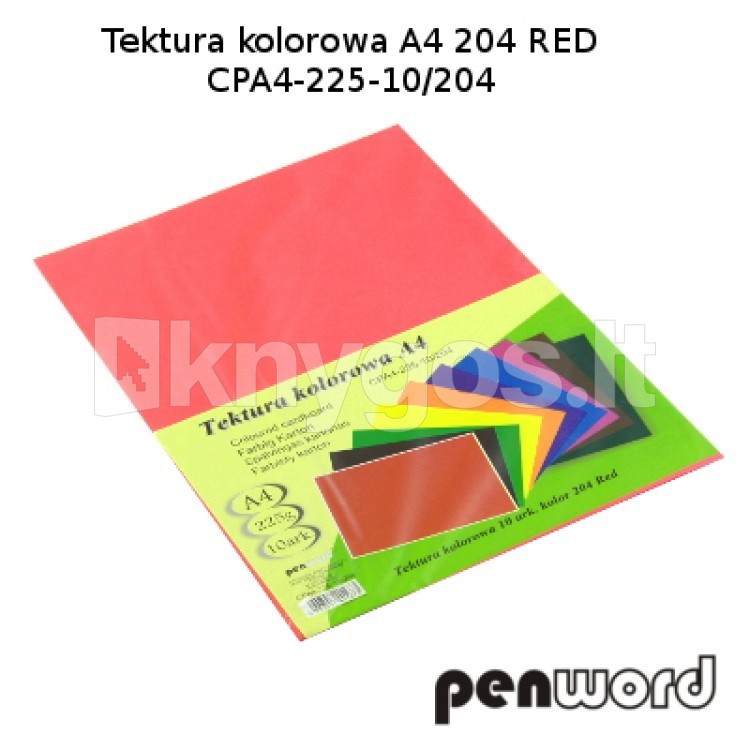 PenWord A4 kartons, 10 loksnes, 225