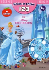 Princeses. Mācies ar prieku! 123. Ar uzlīmēm. Disney
