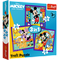 TREFL DISNEY Pužļu komplekts 3in1 Mikipele